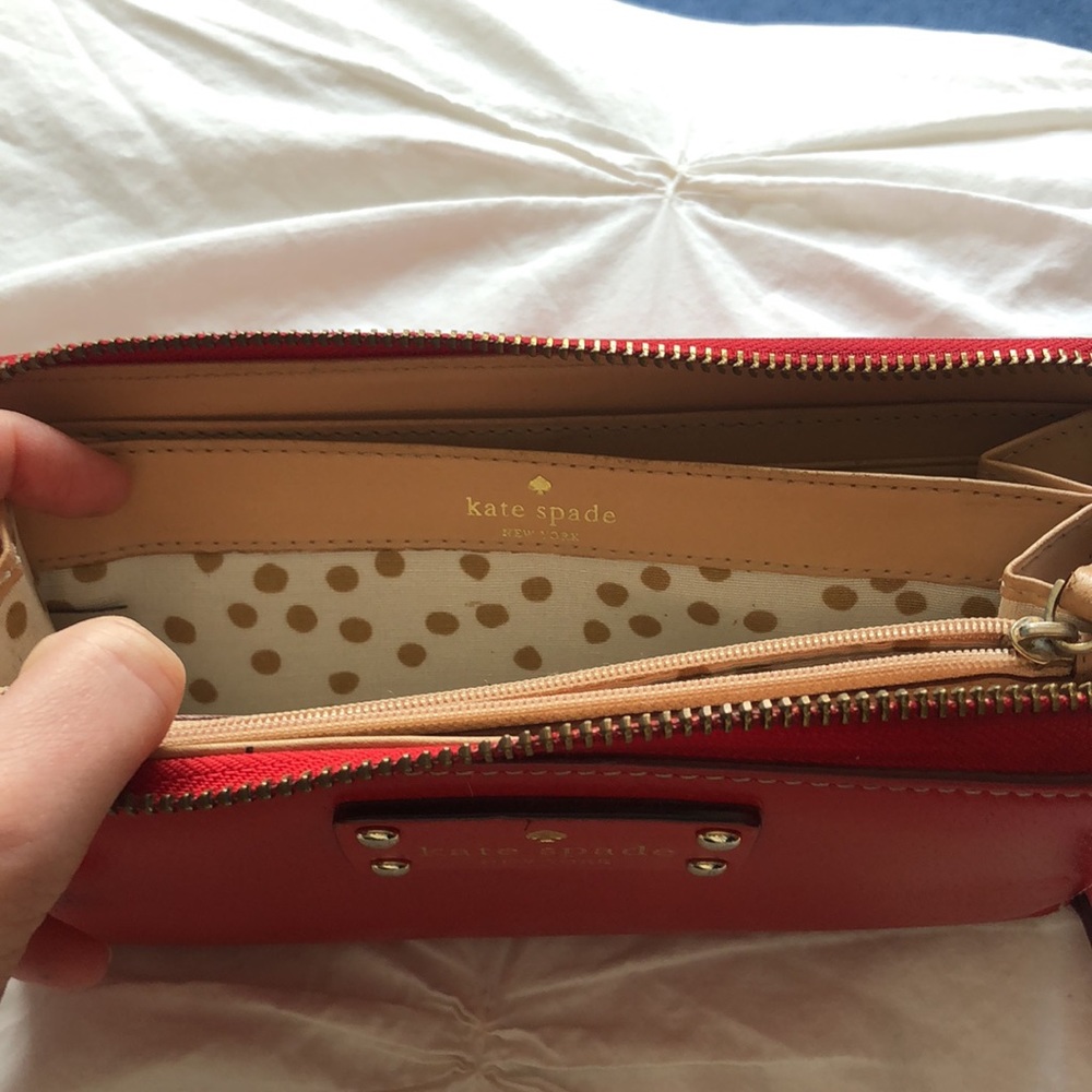 Kate Spade Red Wallet - Picture 5 of 9
